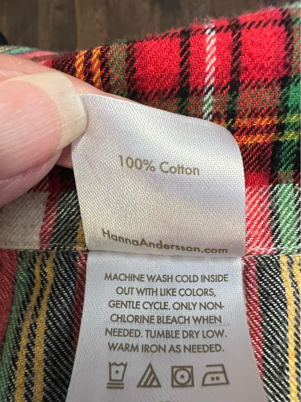 Hanna Andersson cozy plaid